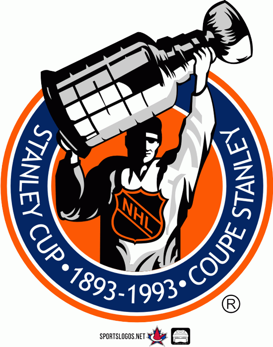 Stanley Cup Playoffs 1993 Anniversary Logo iron on transfers for T-shirts